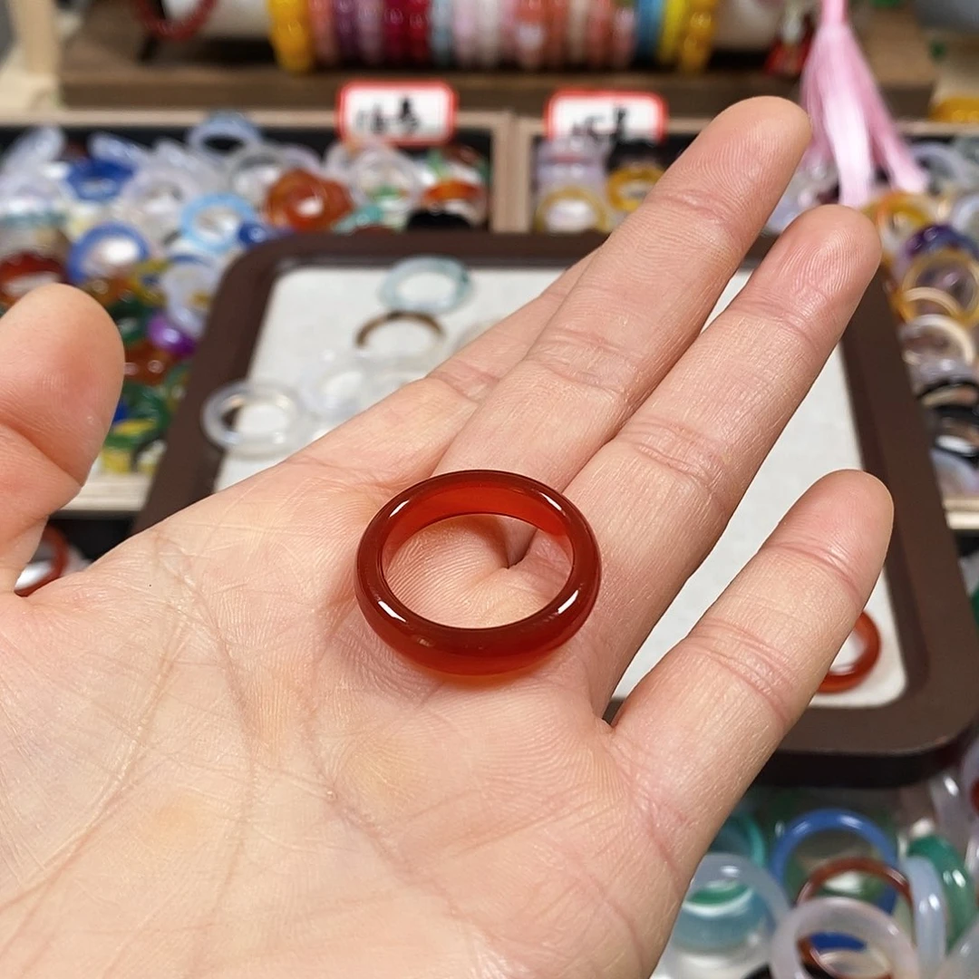 玛瑙/玉髓戒指未镶嵌阿**u