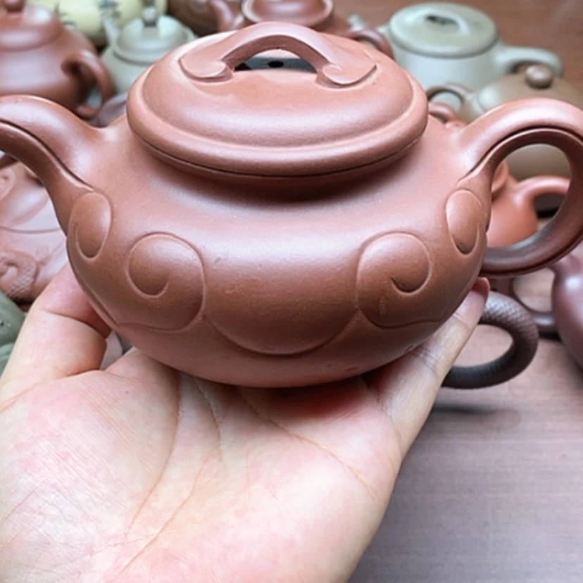 【闪购商品】茶壶底槽青文*人仿古如意350毫升