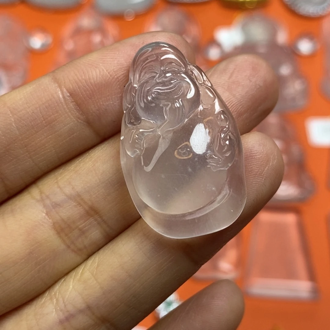 石英质玉财神爷未镶嵌