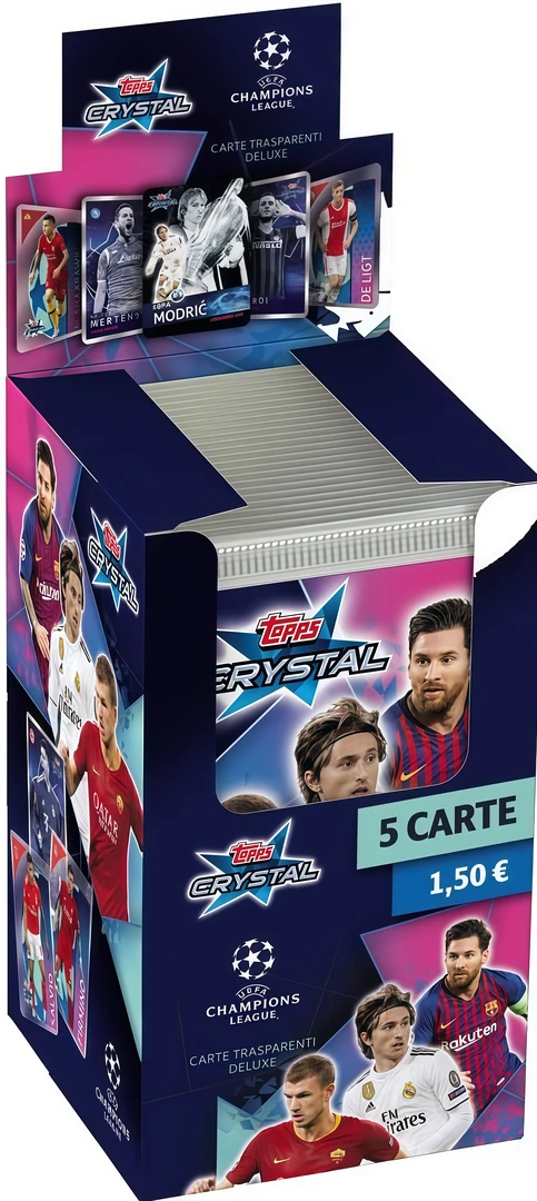 topps crystal 欧冠联赛水晶球星卡 C罗 梅西 默认代拆