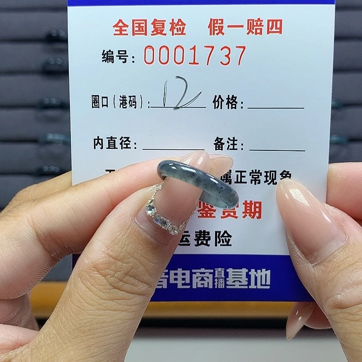 翡翠戒圈未镶嵌    1737