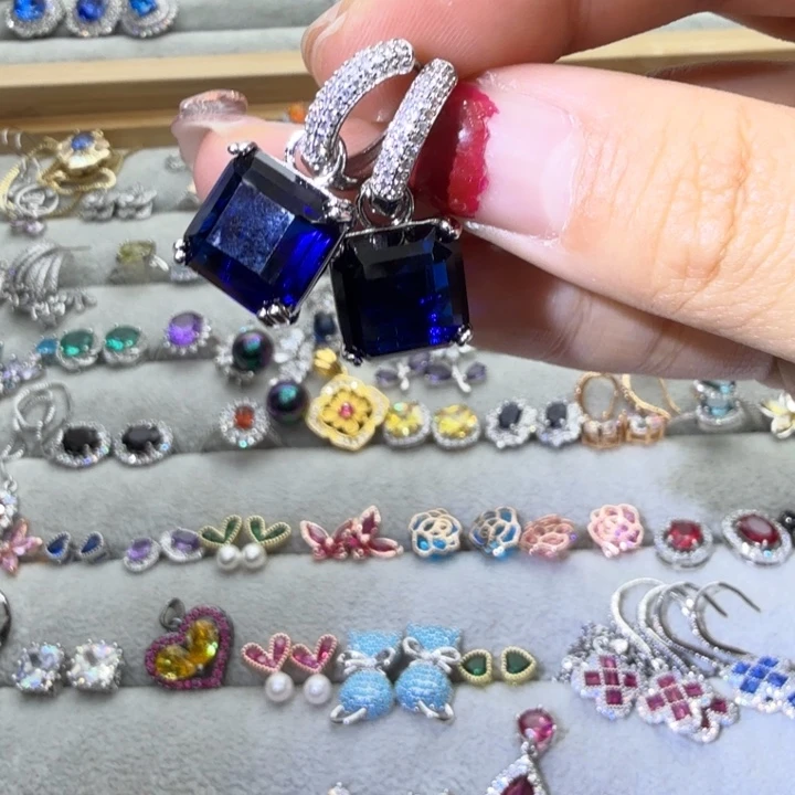 银S925镶嵌烟晶戒指