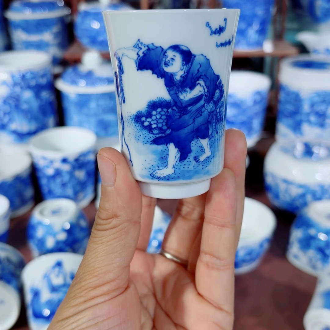 杯白**蓁全手工全手绘陶瓷