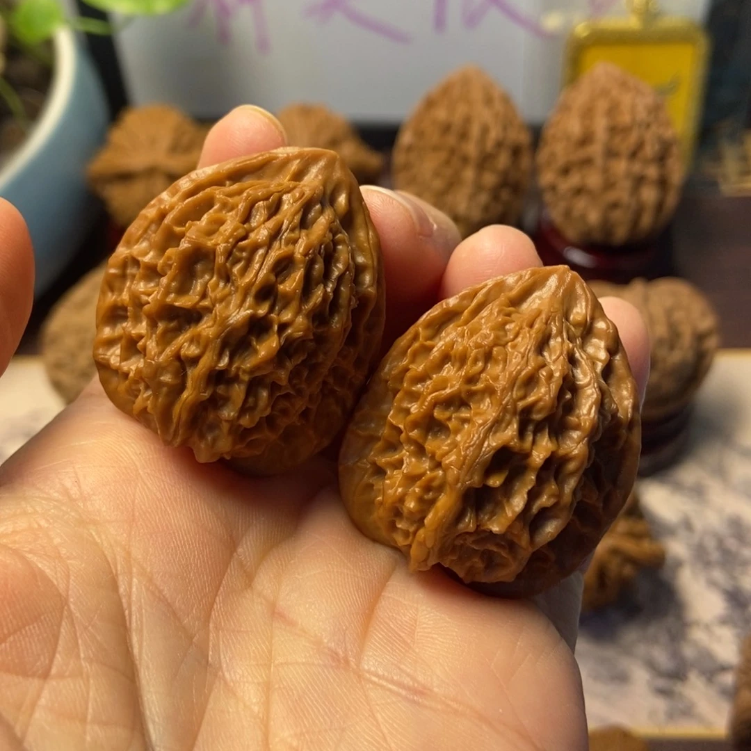 把件文玩核桃全品野生手捻33