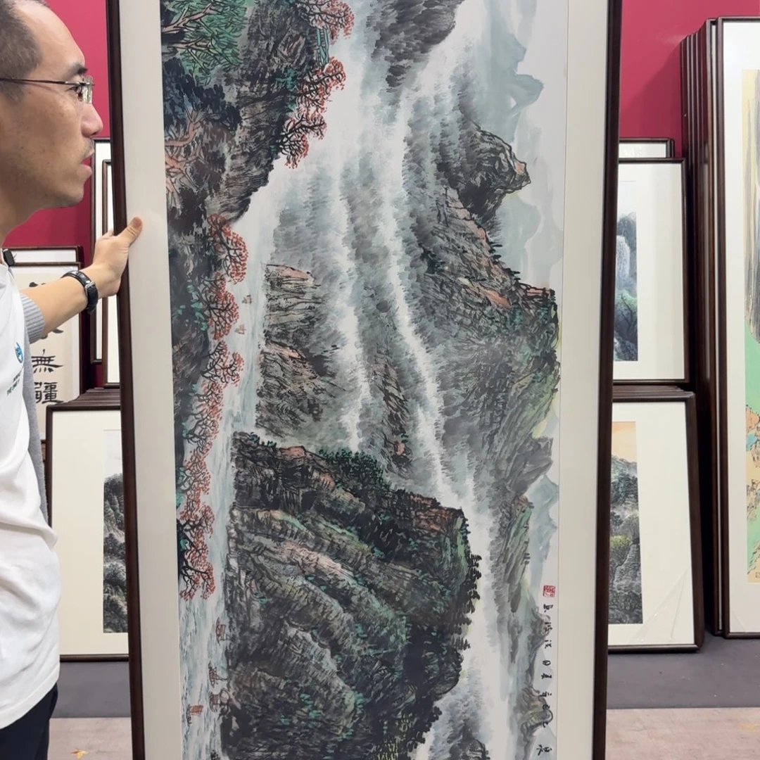 继***锋国画手绘作品210/80尺寸