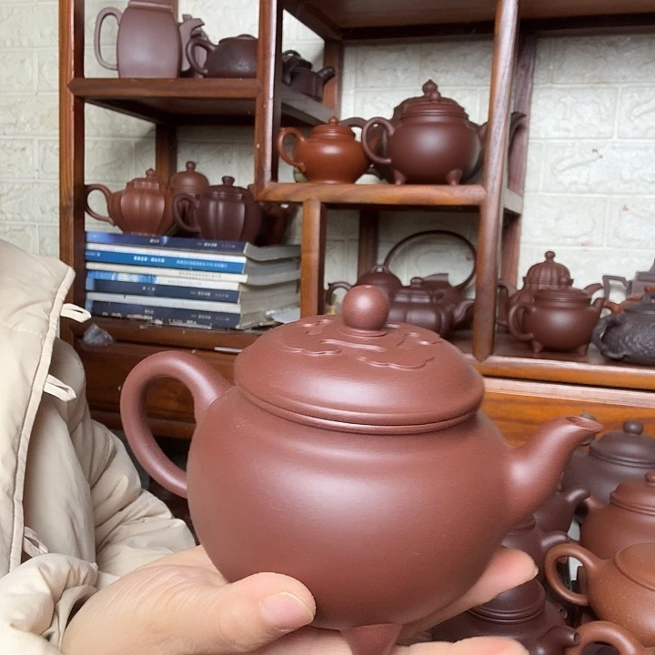 紫砂茶壶大彬如意500cc底槽清精工半手工