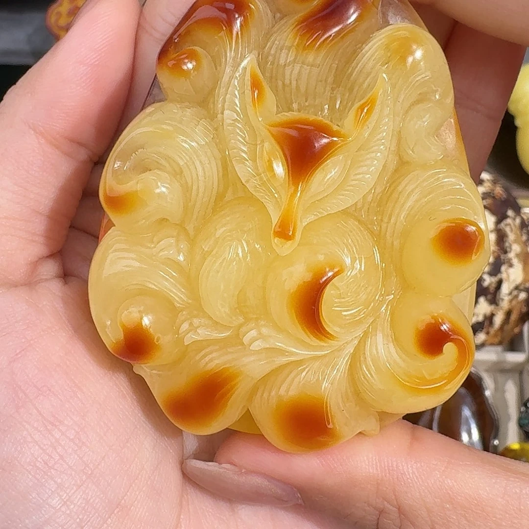 三***千琥珀未镶嵌裸石我