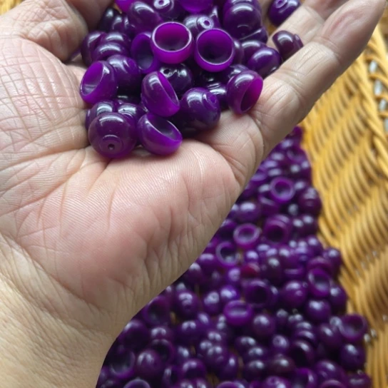 吊坠白玉菩提瑕疵12紫色碗60颗