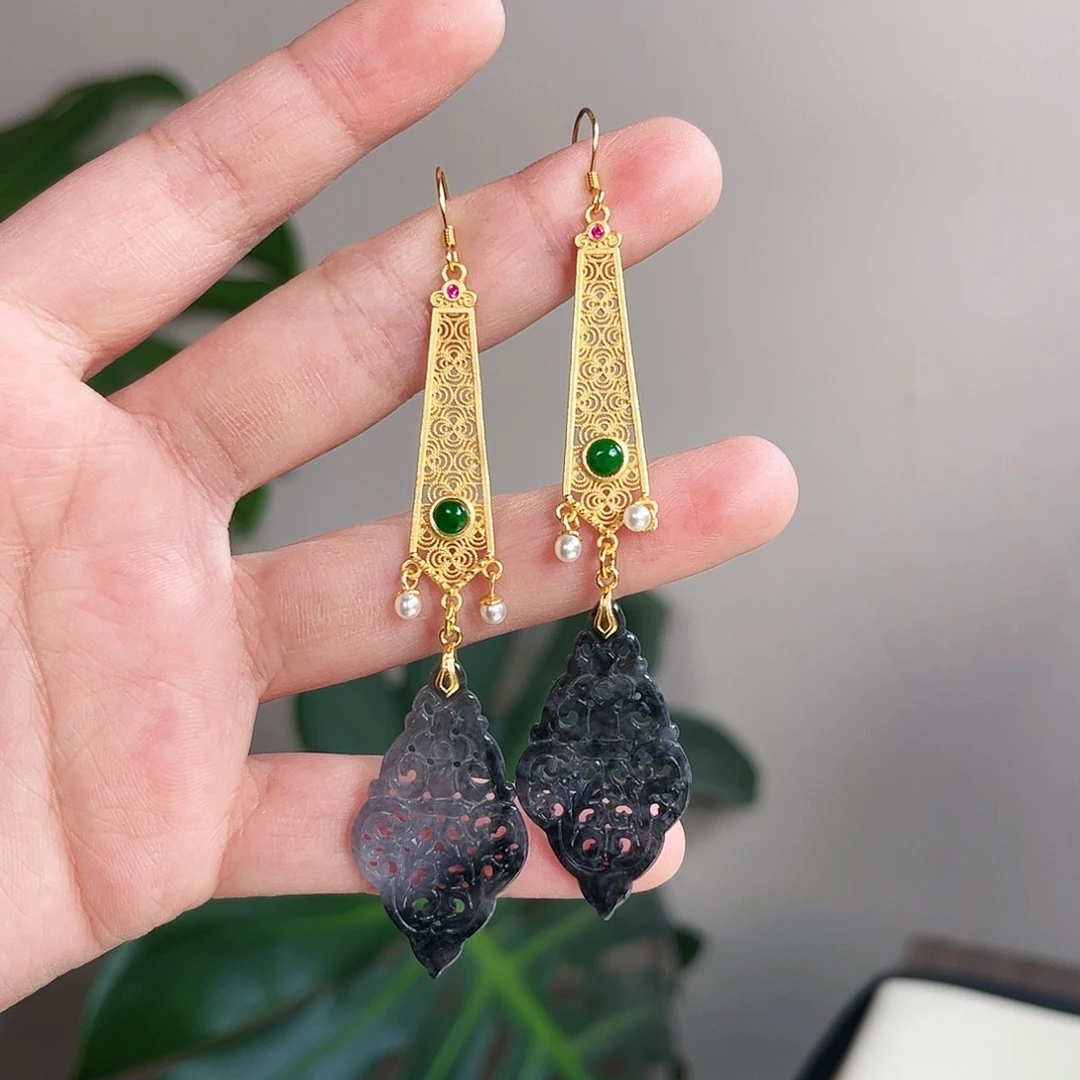 【闪购商品】翡翠耳饰未镶嵌  福利