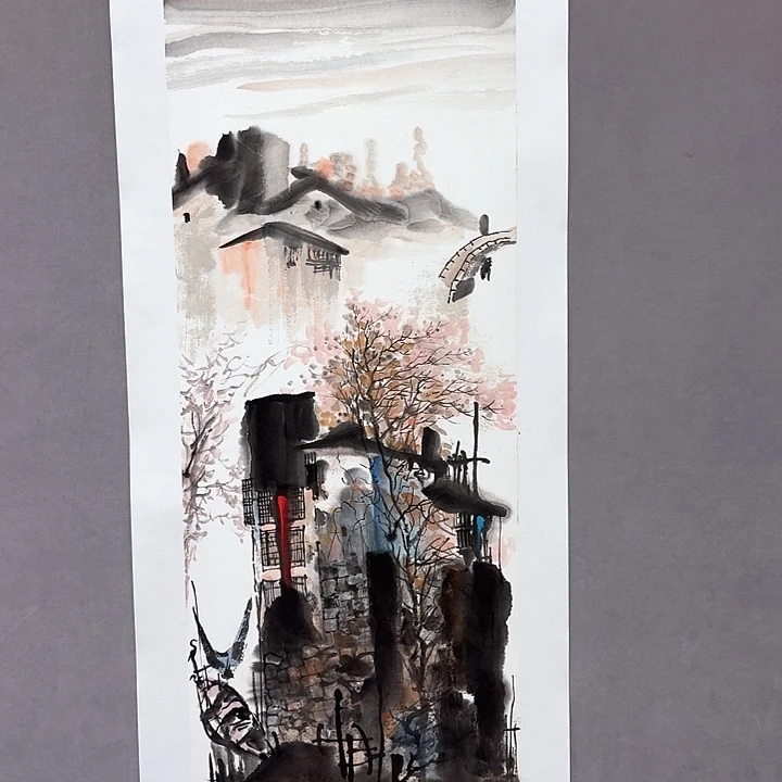 国画亲笔手绘放心去藏