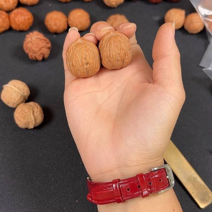吊坠桃核硬骨制小方蝉手捻