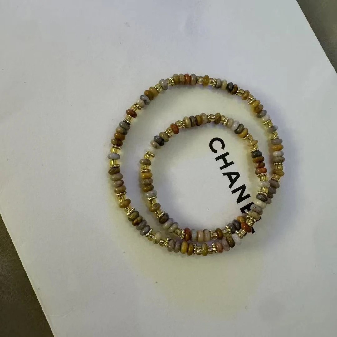 非金属仿珍珠手链 MISSRUILI定制复古串珠手链F0522