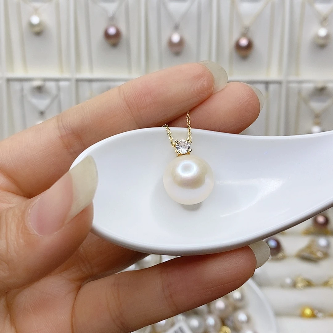 淡水珍珠未镶嵌吊坠(赠链)