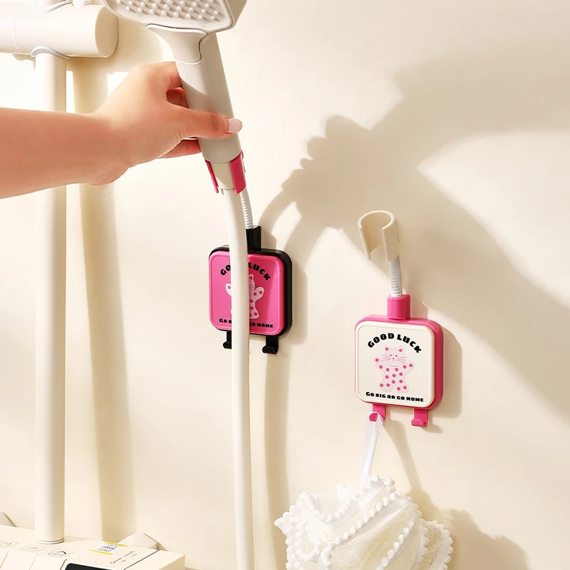 新款多巴胺万向花洒支架家用可调节花洒置物架浴室淋浴固定支架