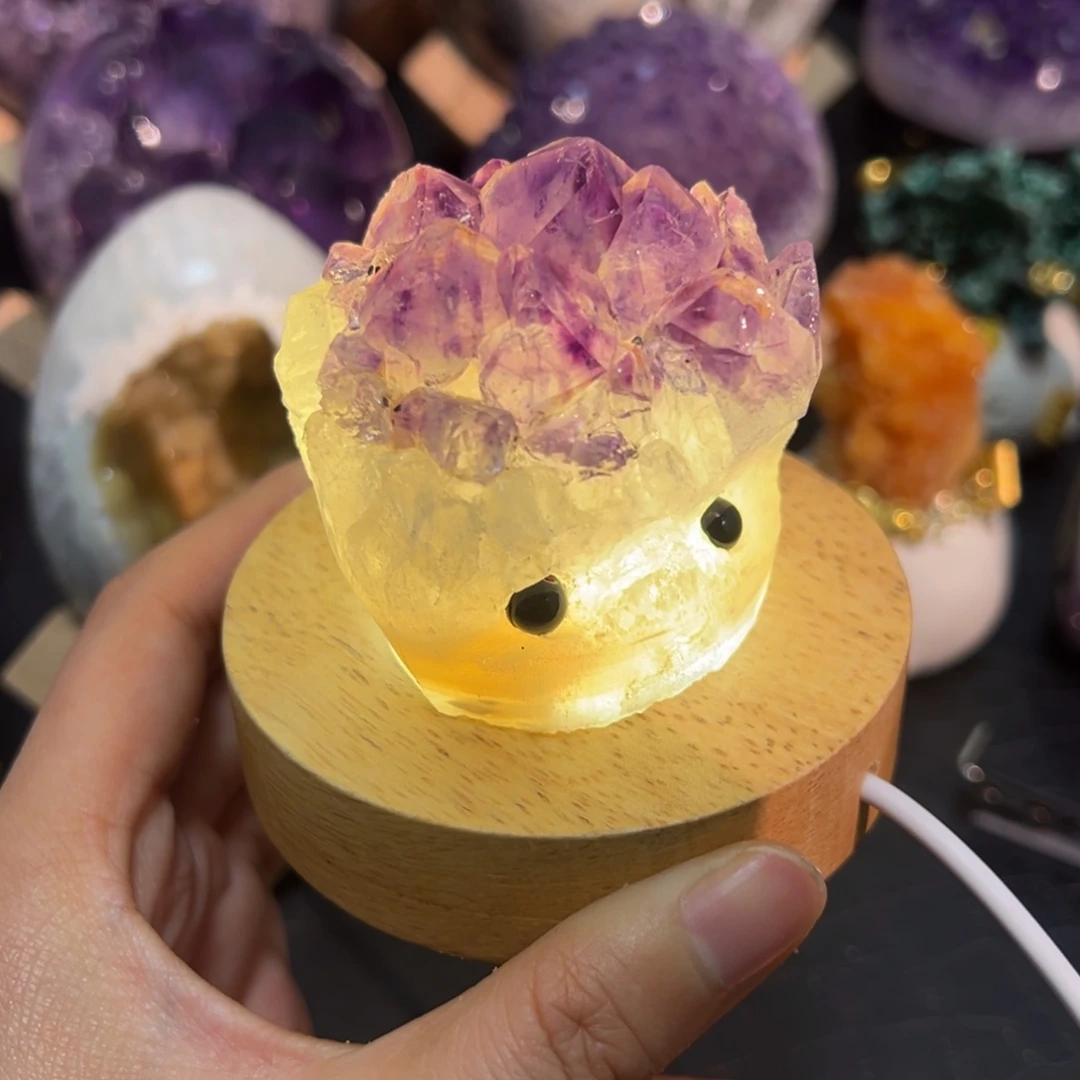 紫晶珠宝半成品未镶嵌34