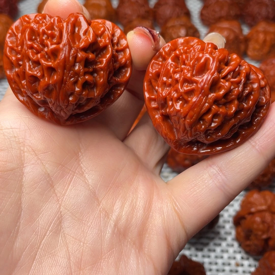 桃核吊坠文玩核桃 手把件 宫灯 44