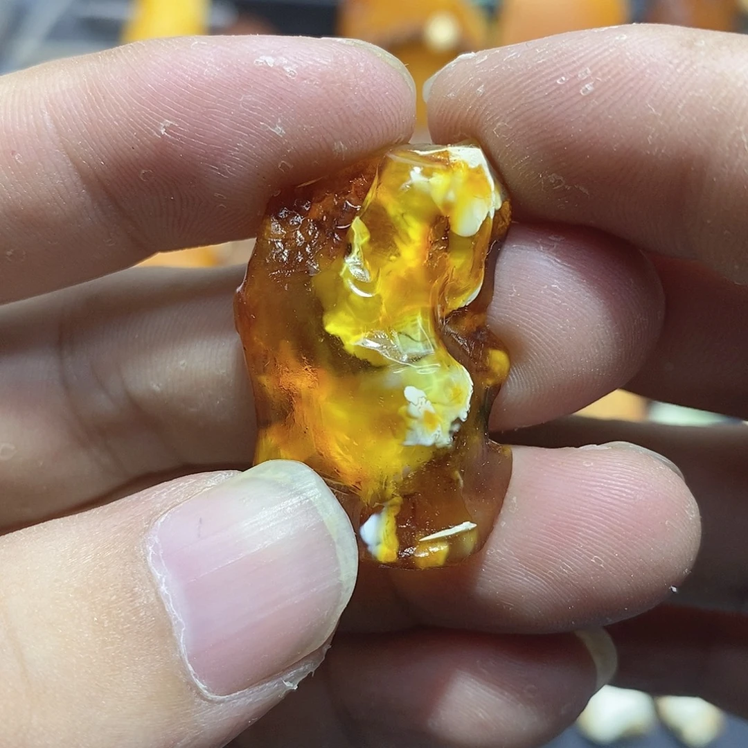 定制琥珀蜜蜡原石定制