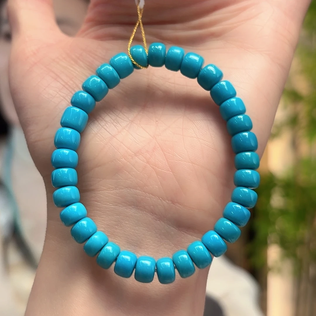 快***粒绿松石未镶嵌颈饰