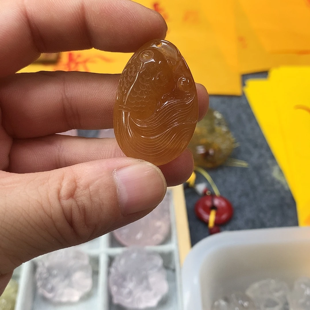 颈饰未镶嵌水晶挂件