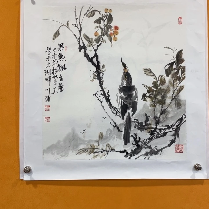 国画李川浦精品花鸟画