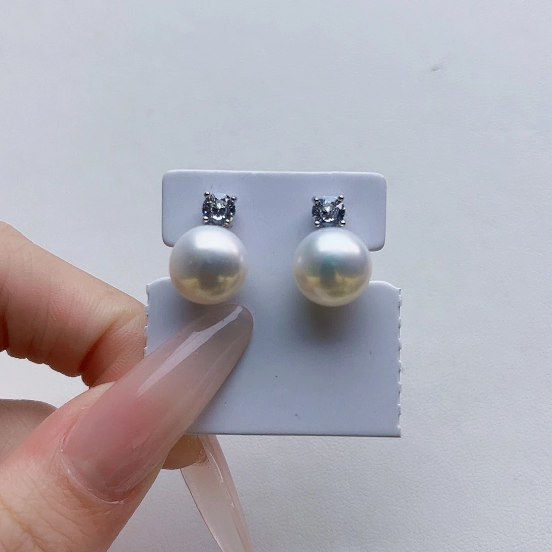 淡水珍珠耳饰未镶嵌