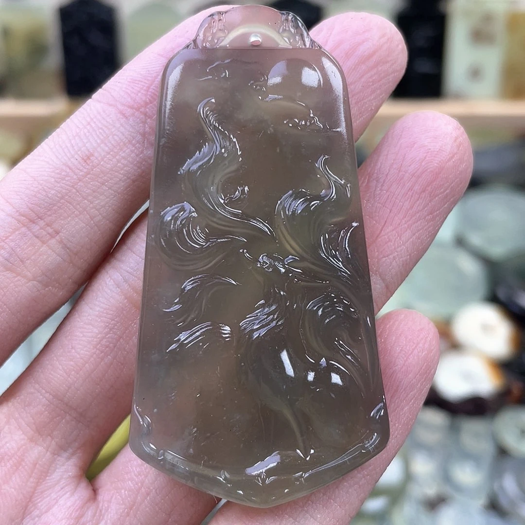 未镶嵌蛇纹石玉颈饰