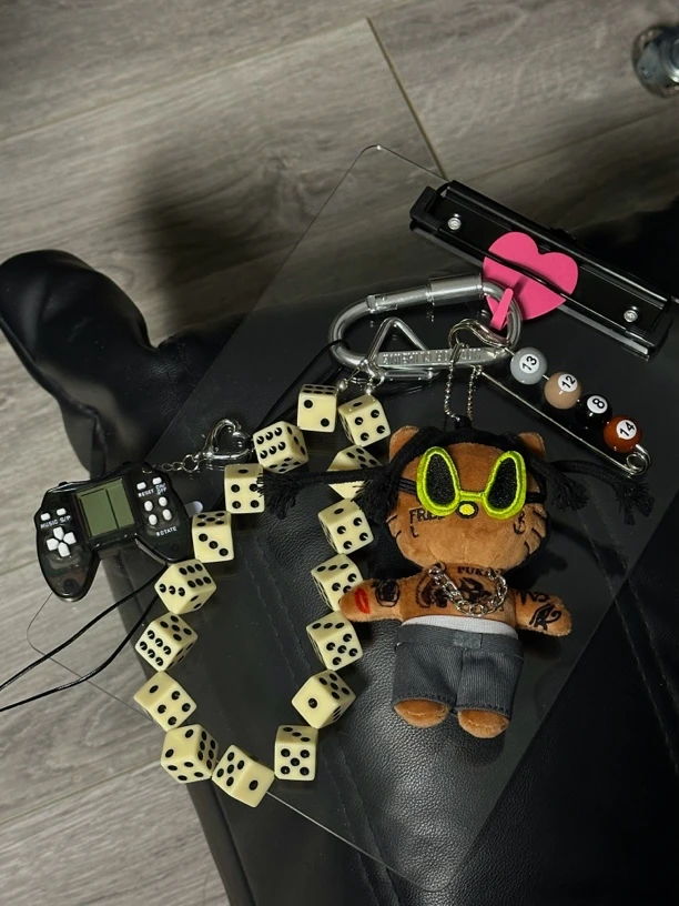 【倪倪自制】rap说唱kitty 包包挂件（手工制品 默认微瑕）