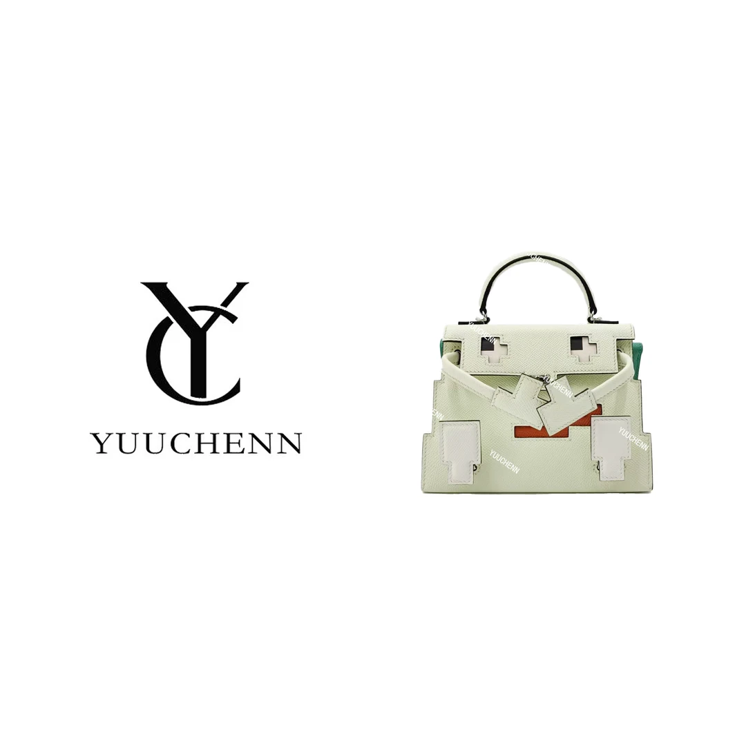 YUUCHENN【手工定制】 19cm原创设计高定真皮包 HH2376