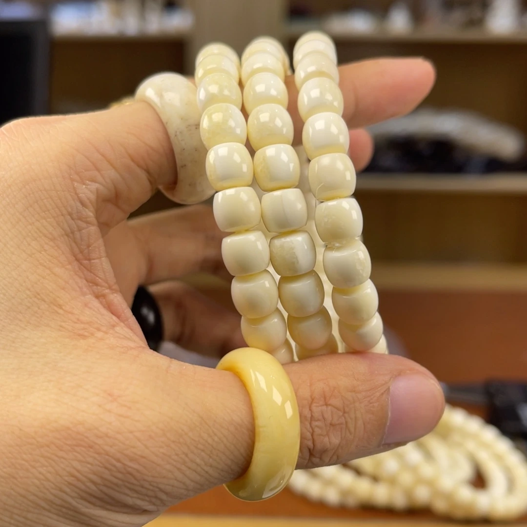 手串/手链/手镯猛犸象牙全品皮肉脑8直切随机发一