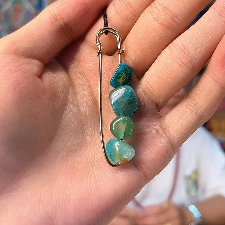 吊坠【西藏】喜马拉雅风袈裟别针小卡