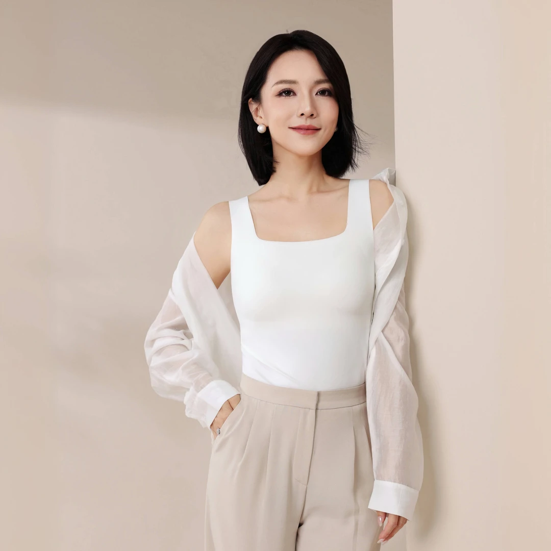 哥弟商元【年中大促】一体围针织胸垫背心凉感轻薄散热不跑杯遮副乳