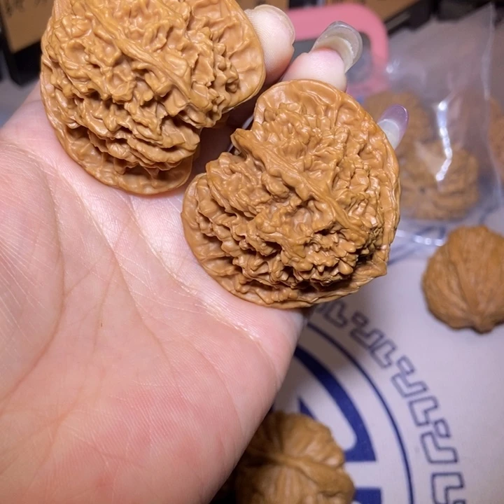 文玩核桃把件45尺全品满天星