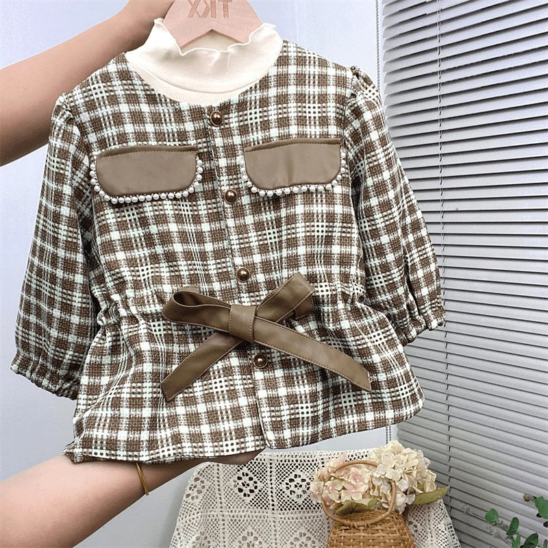 女童2025春季新款小香外套上衣时尚洋气23369