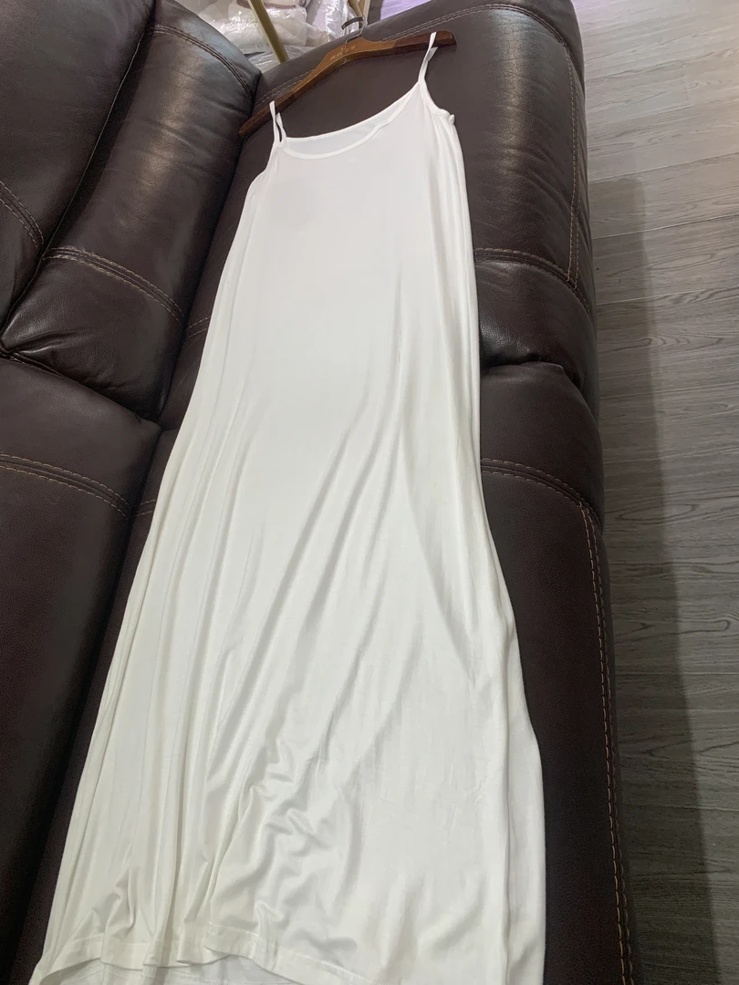 A01 祺欣家  微瑕 法式简约风高级感修身内搭针织吊带连衣裙