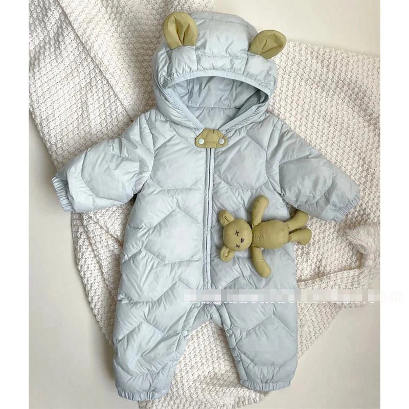 超萌婴儿连体冬季外出服轻薄保暖婴幼儿衣服宝宝冬装连体衣