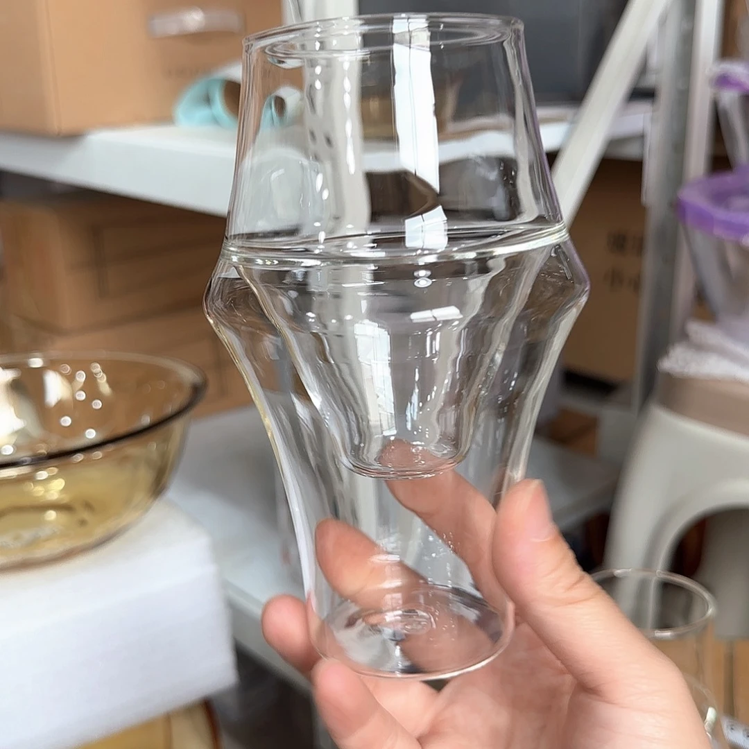 852不挑器型高硼硅玻璃杯周边1只