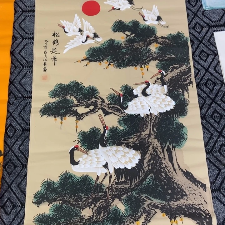 枕书斋画廊的直播间