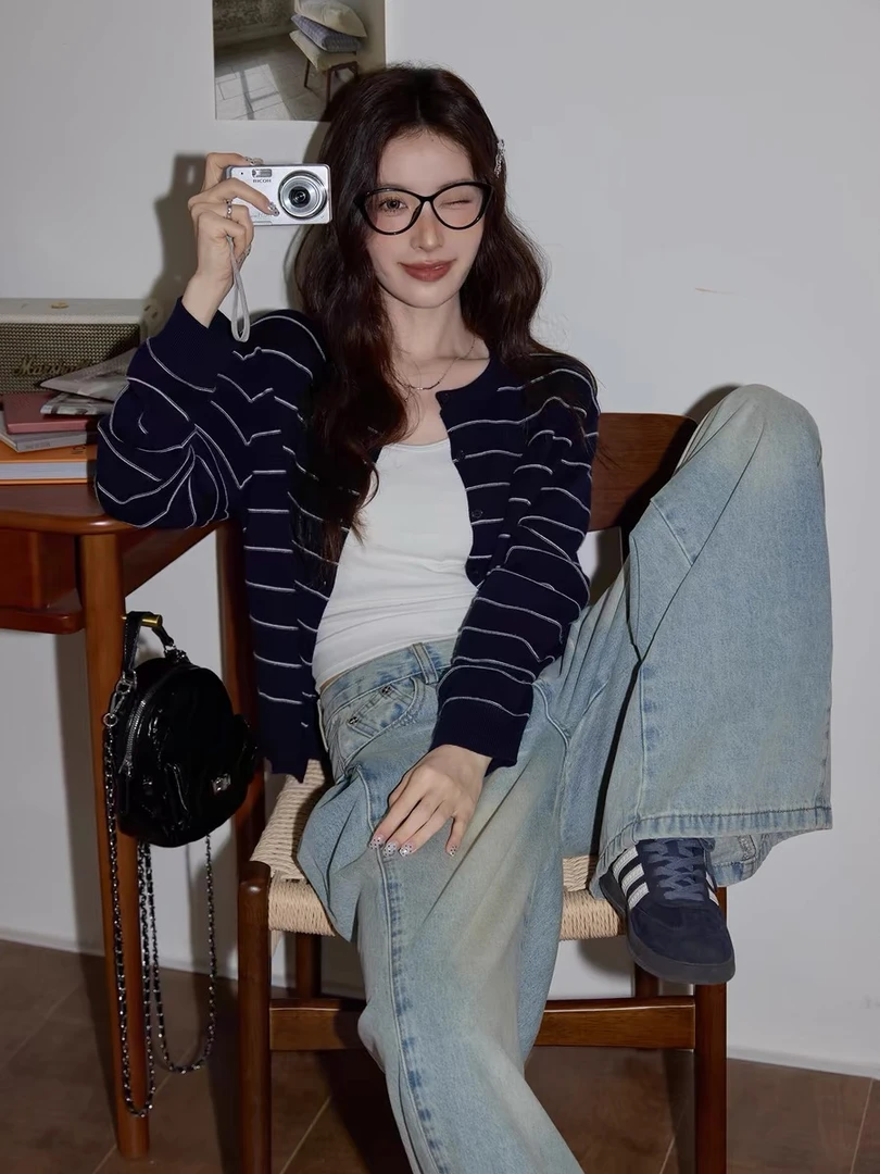 【小猪姐姐】2025秋季新款-[精选]各式针织宽松气质显瘦长袖INS风