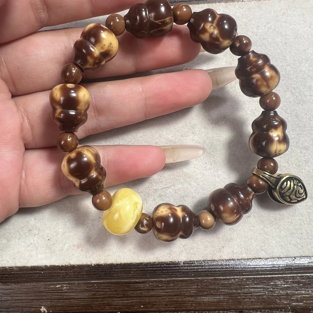 紫金鼠葫芦设计款·尺寸约11mm手围默认16cm可备注