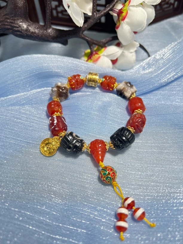 《玥玥饰品》红运当头尸尸手串手链0102呆呆心语