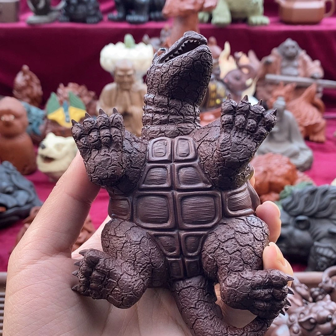 紫砂茶宠一****?宜兴紫砂龟