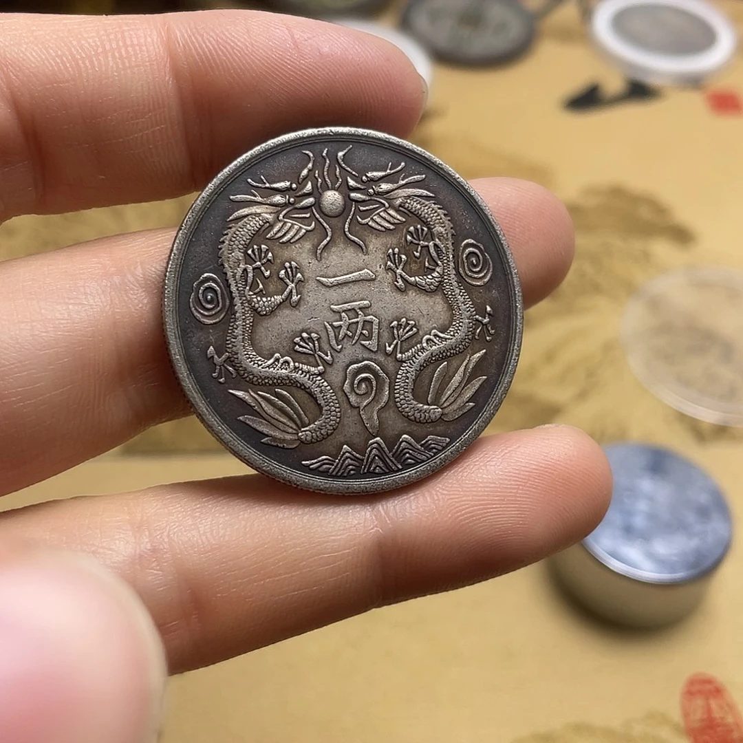 A复古工艺品包浆老品相好边齿清晰
