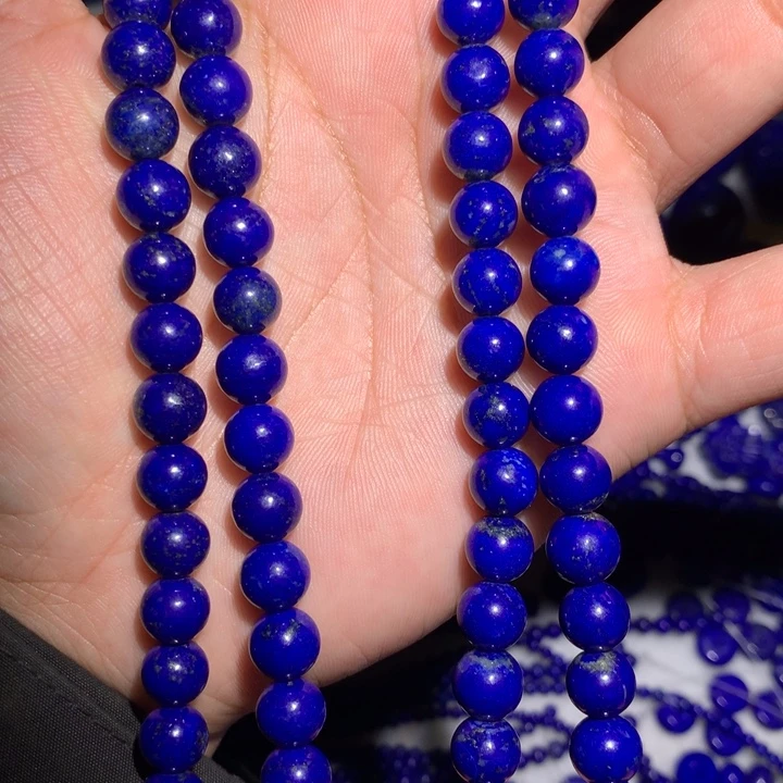 青金石未镶嵌8mm佛链4圈