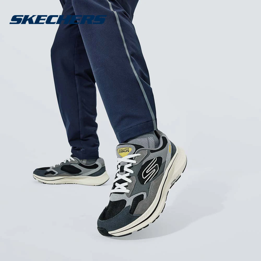 斯凯奇官方男鞋厚底耐磨舒适休闲运动鞋缓震跑步鞋220872