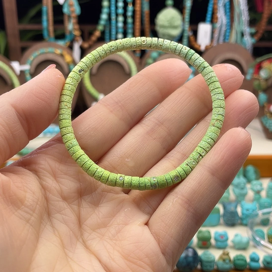 绿松石未镶嵌挂件