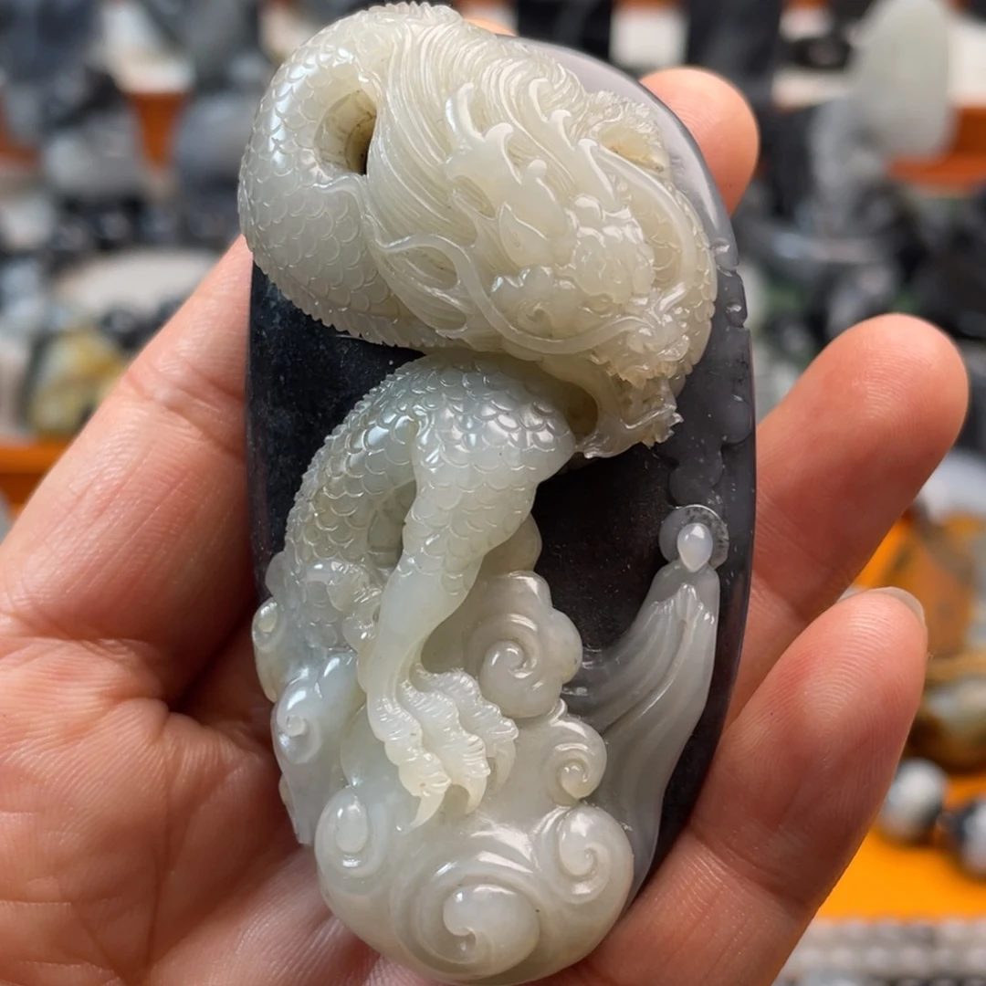 和田玉把件未镶嵌