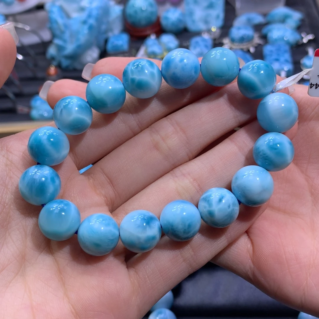 针钠钙石（海纹石）未镶嵌颈饰12mm