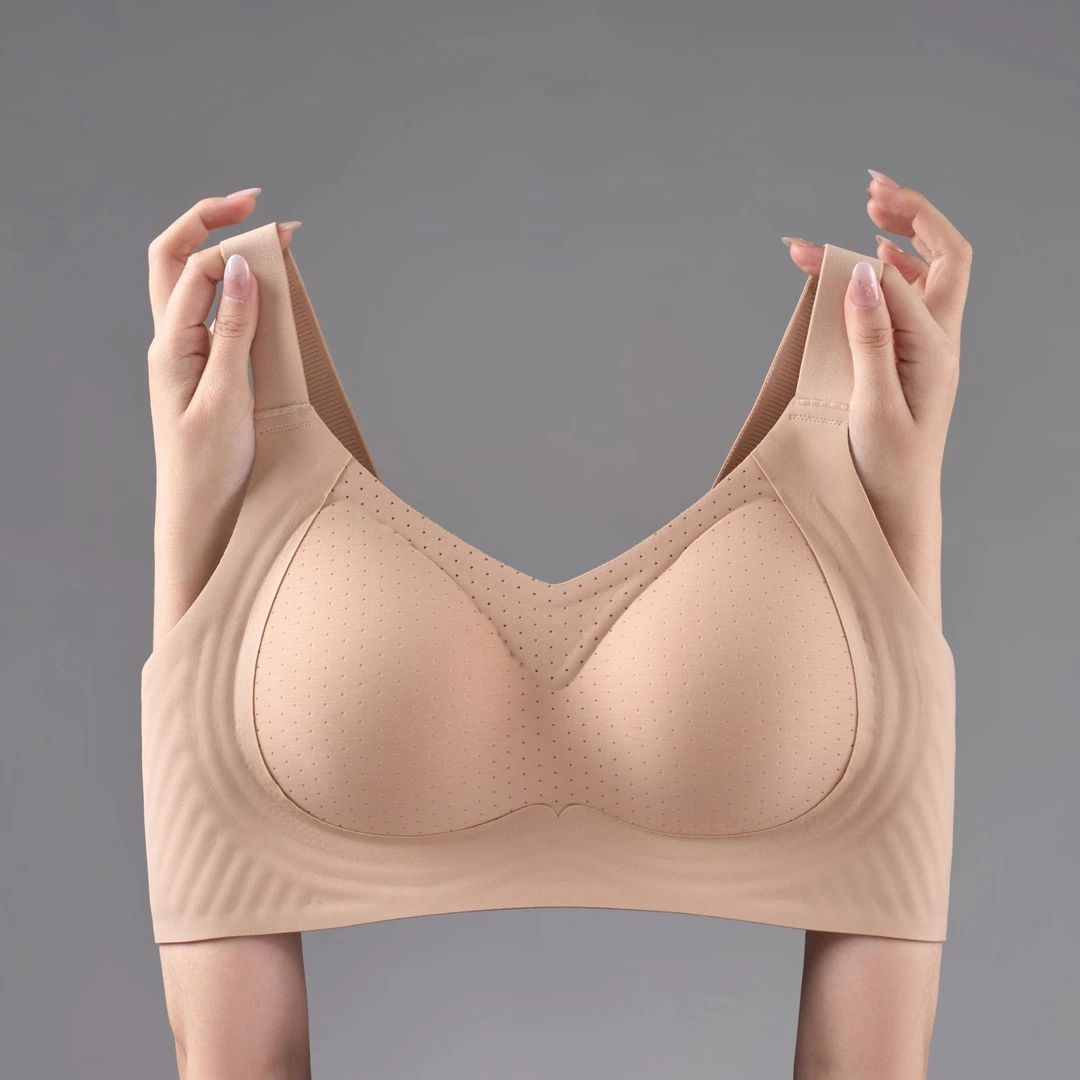 （单件）初慕兰透气无钢圈聚拢承托双重提拉防下垂防外扩欧若风文胸