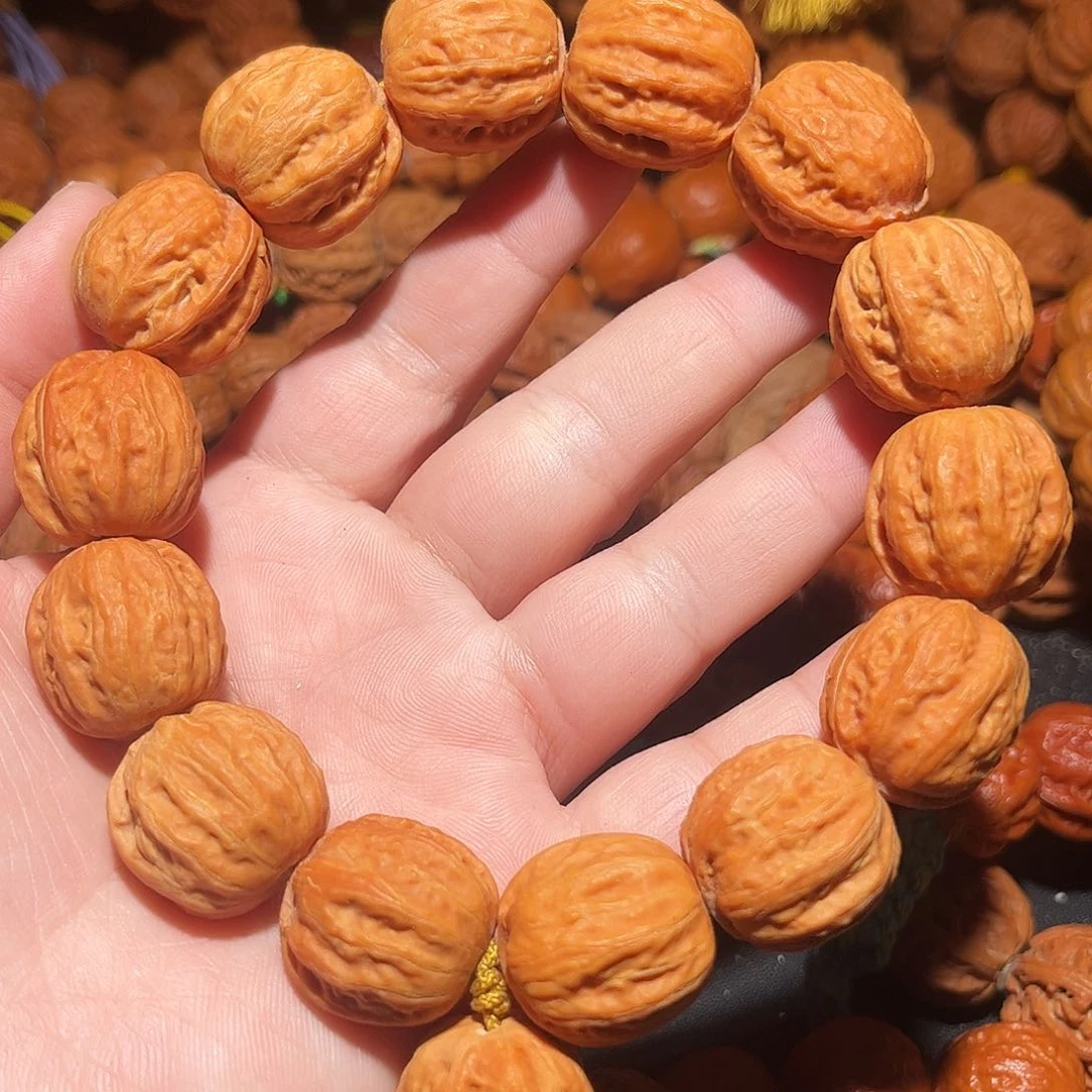 手串文玩核桃白茶八棱22