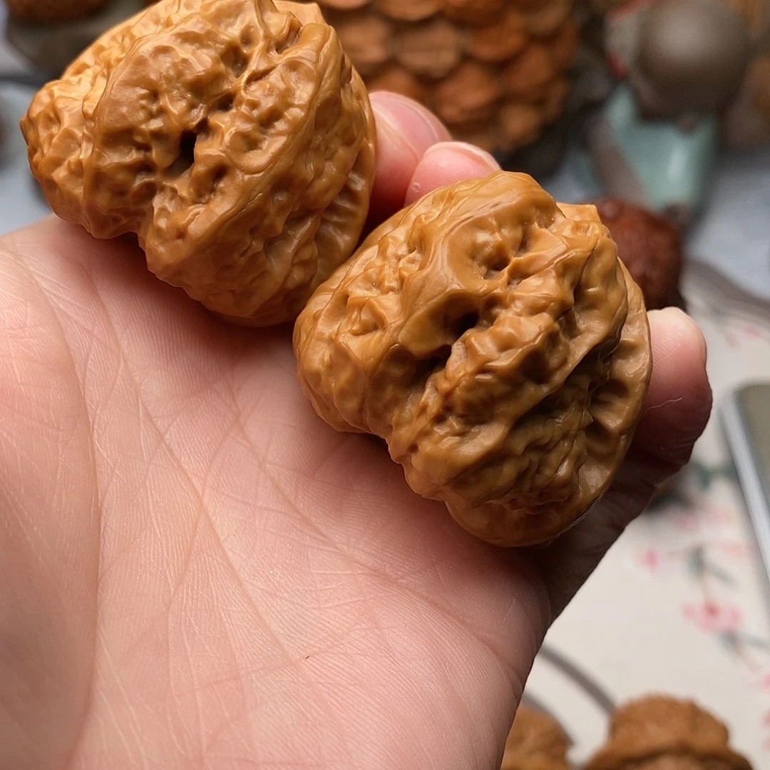 老***了文玩核桃把件蛤馍